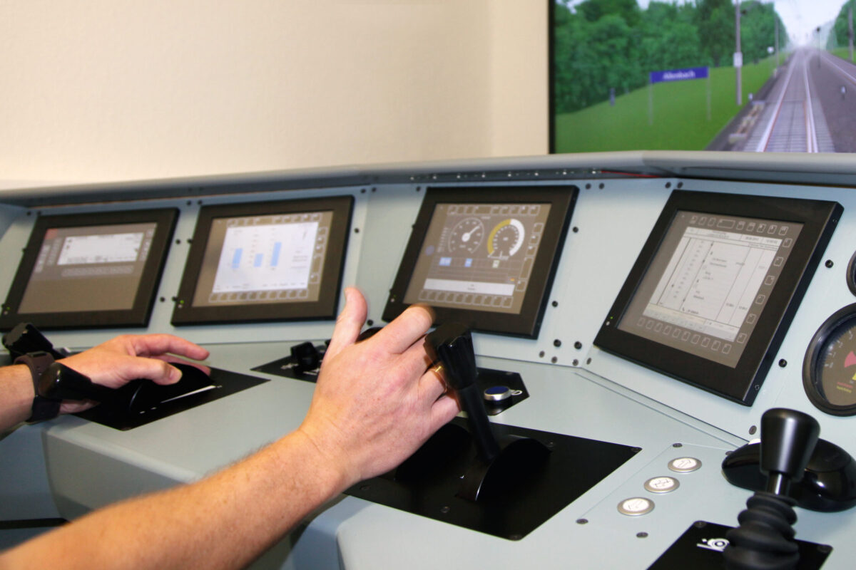 Simulator bei Railconzept